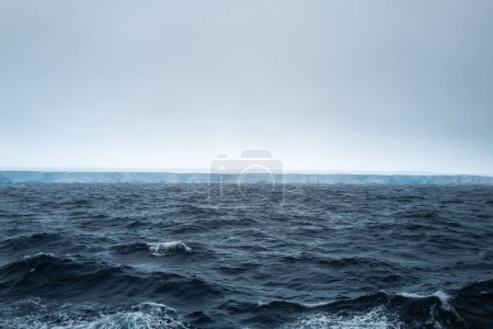 Photo for Endless tabular iceberg drifting in the Weddell Sea - Royalty Free Image
