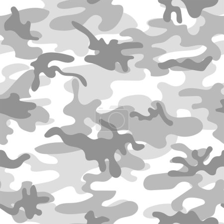 Téléchargez les illustrations : Camouflage motif sans couture. Texture militaire camouflage motif sans couture. Armée abstraite et décoration de masquage de chasse. - en licence libre de droit