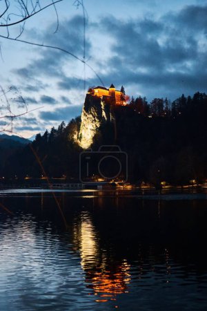 lake bled  view on  castle