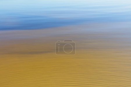 Intentional camera movement (ICM) of lake bottom in spring, Pijnne, Finland.