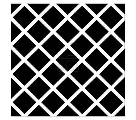 Square Grid Pattern Vector Design On White Background illustration