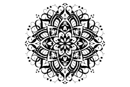 Mandala Pattern Vector Design on white background illustration