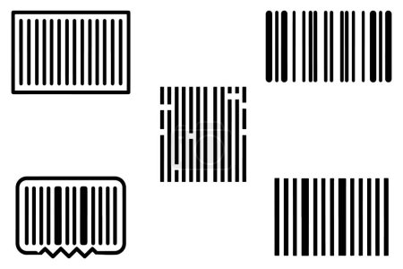 Barcode Product Distribution Vector On White Background