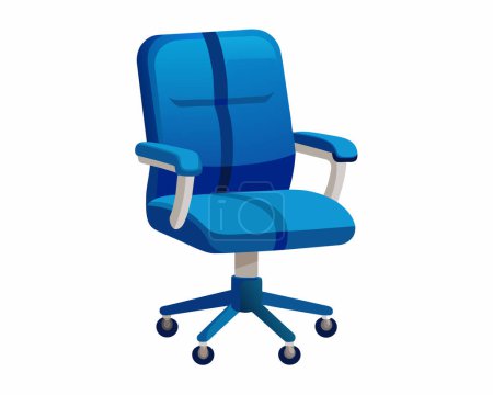 Chaise de bureau confortable Illustration vectorielle