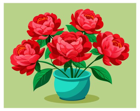 Photo for Rose flower vector illustration design - Royalty Free Image