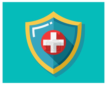 Photo for Computer With Cyber Security Icons Antivirus Pro Vector - Royalty Free Image