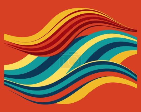 Colorful flow background vector illustrator