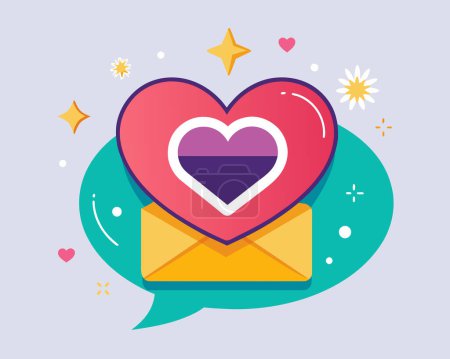 Illustration for Email Sending Icon Vector illustration - Royalty Free Image