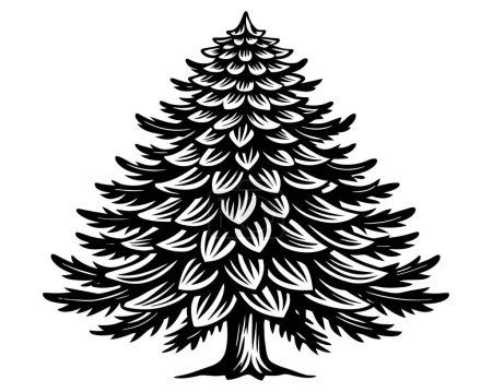 Handgezeichnete Baum-Vektorillustration