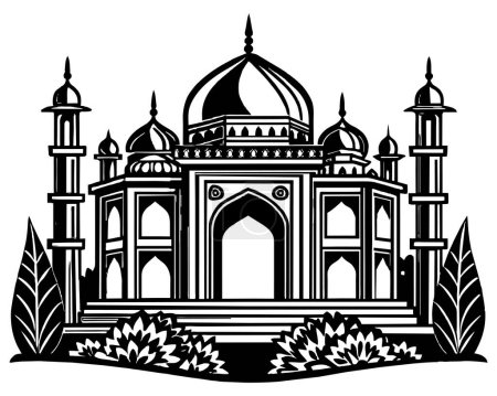 Mosque concept vector illustration