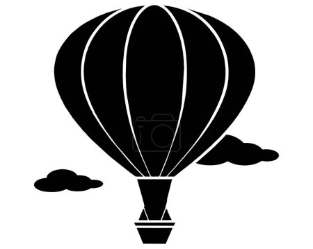 Aeronautics Balloon Icon stock illustration vector