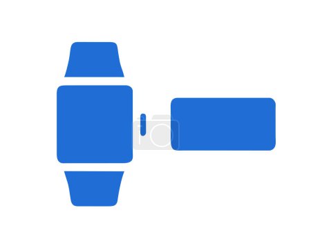 Photo for Smart Watch Silhouette Vector - Royalty Free Image