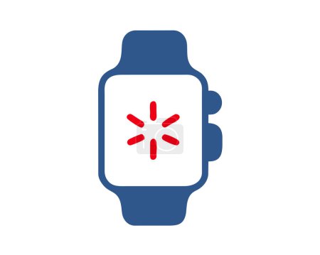 Photo for Smart Watch Silhouette Vector - Royalty Free Image