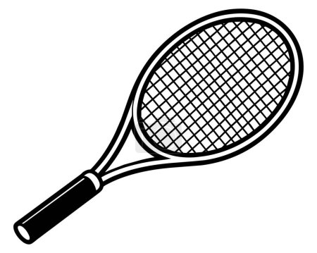 Badmintonschläger oder Schläger