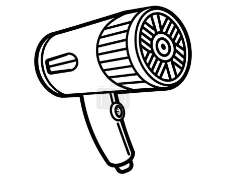 Close up plain design of hair dryer