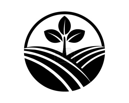 Organic farm stock illustration