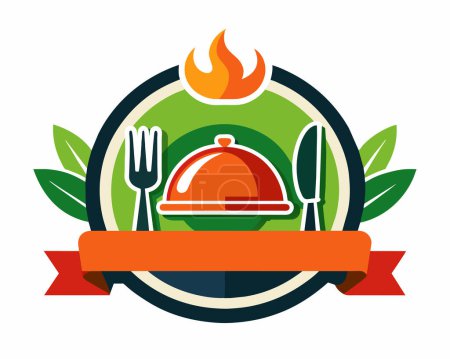 Vector illustration restaurant icon logo