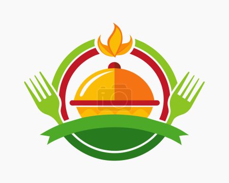 Vector illustration restaurant icon logo