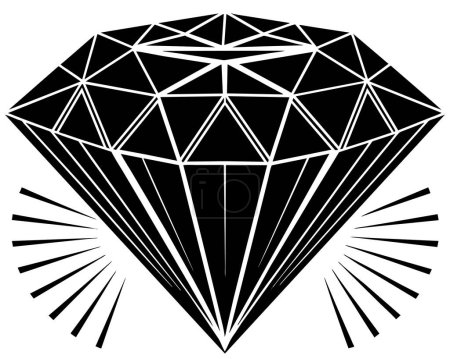 Diamond Illustration Vector Illustration