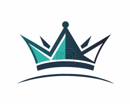 Photo for Crown icon vector design concept of logo - Royalty Free Image