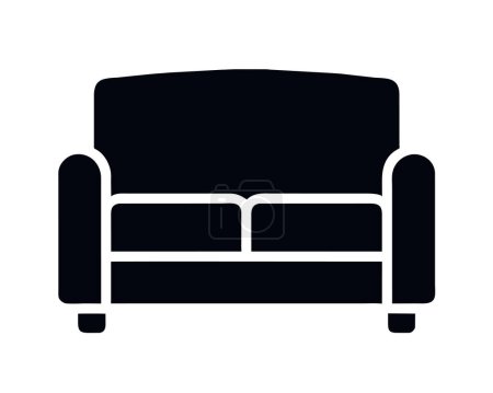 Soft Chair Icon representing a soft chair