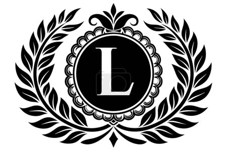 Blatt Buchstabe L Logo Symbol Vektor Vorlage Design