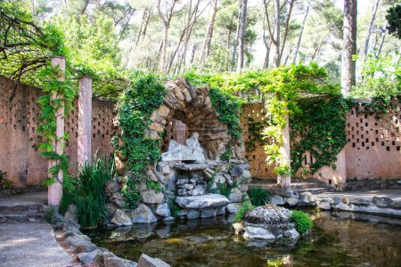 Neoclassical historical garden Parc del Laberint d'Horta,Barcelona,Spain,Sustainability,conserving the environment,Protecting biodiversity