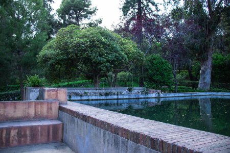 Jardin historique néoclassique Parc del Laberint d'Horta, Barcelone, Espagne, Durabilité, Conservation de l'environnement, Protection de la biodiversité