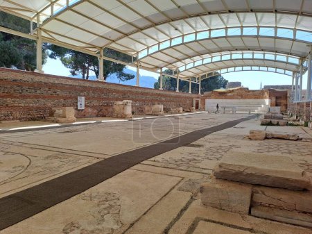 Die antike Synagoge in Sardis City