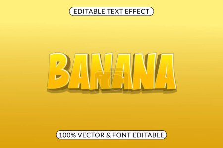 Téléchargez les photos : Effet de texte banane facilement modifiable - en image libre de droit