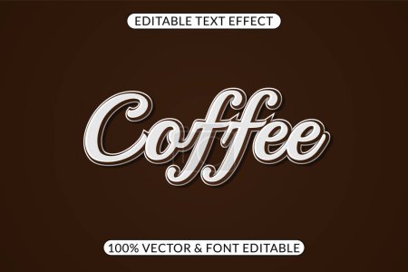 Téléchargez les photos : Effet de texte de café facilement modifiable - en image libre de droit