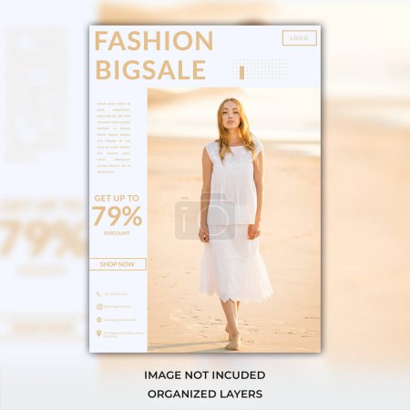 Téléchargez les photos : Brochure de conception de modèle de dépliant de mode, rapport annuel, magazine, affiche - en image libre de droit