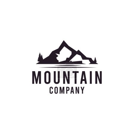 Mountain Peak Logo Mountain View Forest Nature