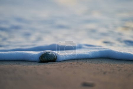 Photo for Beach rocks with ocean waves. High quality photo - Royalty Free Image