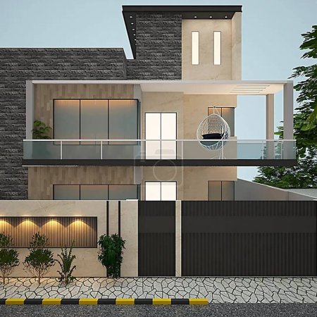 Modren elevation design of house