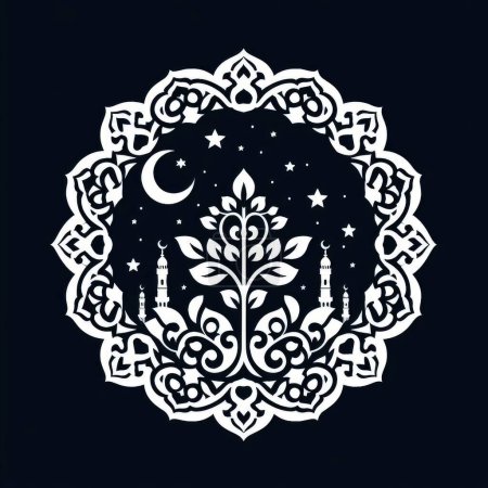 Photo for Islamic Pattern Mandala Design Illustration - Royalty Free Image