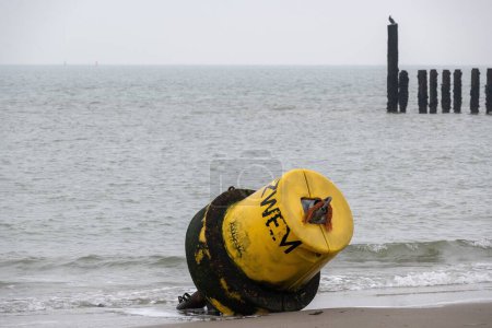 Offshore buoy was floated ashore