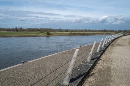 river Ijssel in Doesburg Netherlands