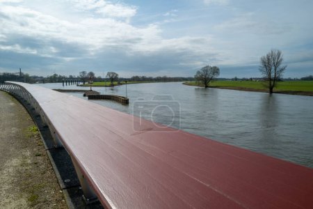 Fluss Ijssel in Doesburg Niederlande