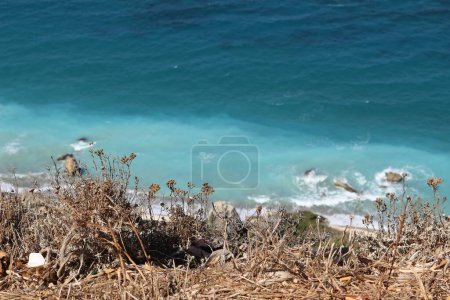 Téléchargez les photos : L'étonnante harmonie des couleurs de la mer Égée et de la côte de Rhodes - en image libre de droit