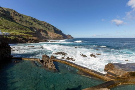 Téléchargez les photos : Piscines naturelles (Piscinas de La Fajana) sur l'île de La Palma (îles Canaries, Espagne)) - en image libre de droit