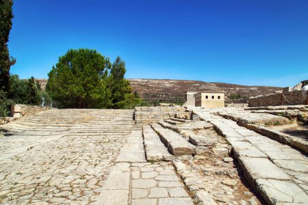 die archäologische Stätte von Knossus auf der Insel Kreta (Griechenland)