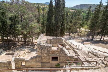 Téléchargez les photos : Le site archéologique de Knossus sur l'île de Crète (Grèce)) - en image libre de droit