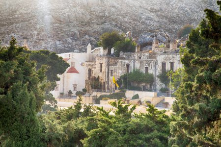 Historic monastery Of Preveli On The Island of Crete (Greece)