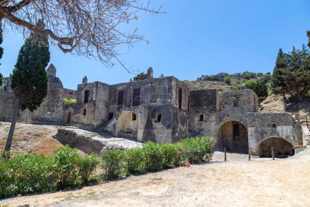 Kato Moni Preveli, the lower preveli Monastery on the island of Crete (Greece)