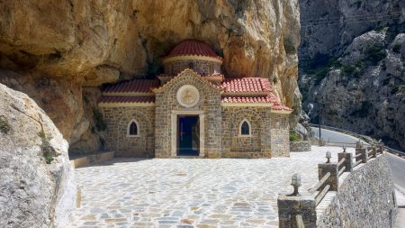 Eglise Agios Nikolaos sur l'île de Crète (Grèce))