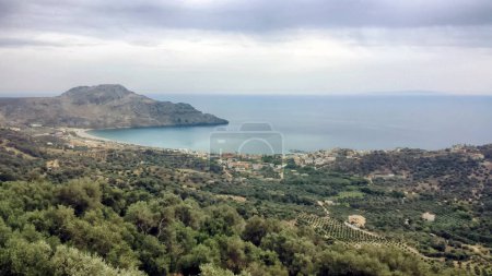 Blick auf die Bucht von Plakias auf Kreta (Griechenland))
