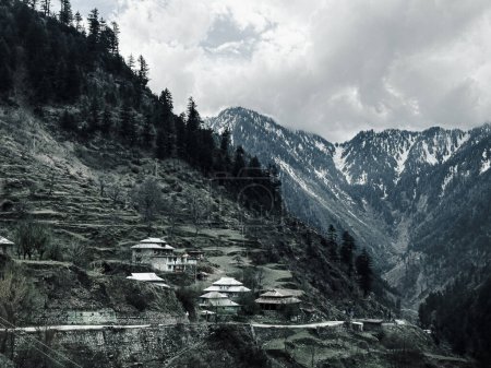 hermosa vista de las montañas, Khyber Pakhtunkhwa, Pakistán