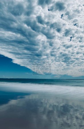 belle vue sur la mer, North Stradbroke Island, Queensland, Australie