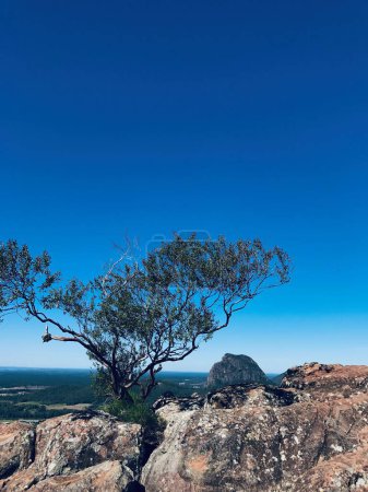 beautiful view from Mt Ngungun, Glasshouse Mountains, Sunshine Coast, Queensland, Australia